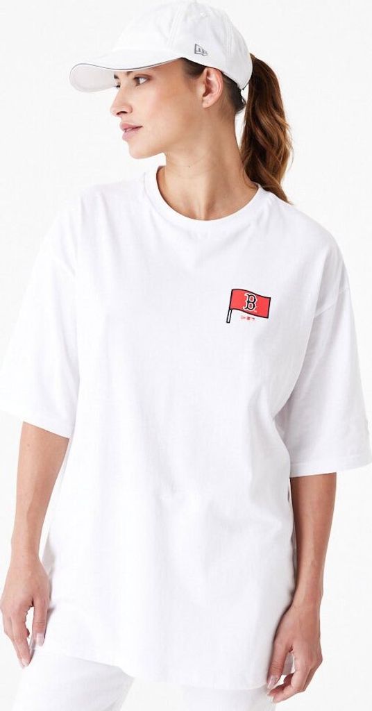 New Era Mlb Burger Grphc Boston Red Sox T-shirt Weiß S Mann Weiß S