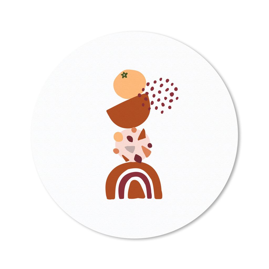 MuchoWow Mauspad Mousepad Winter - Design - Abstrakt 40x40 cm - Mousepads - Maus Mat - Pad - Mausunterlage - Schreibtisch Accessoires