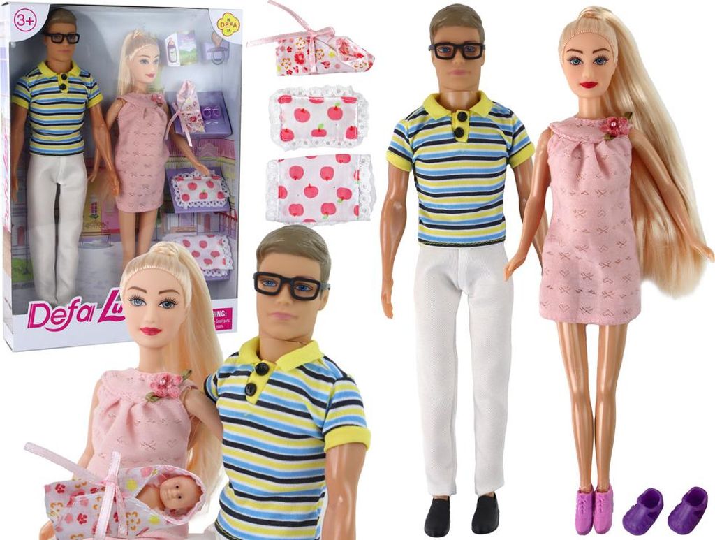 Familie Puppe Junge Mädchen Lucy Schwangere