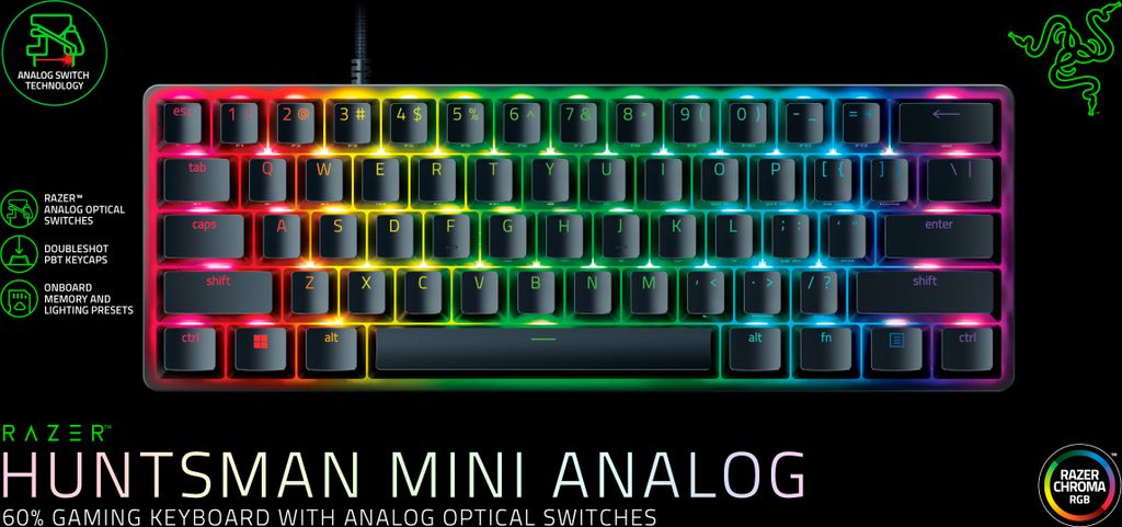 Razer Huntsman Mini Analog Produktbild 4