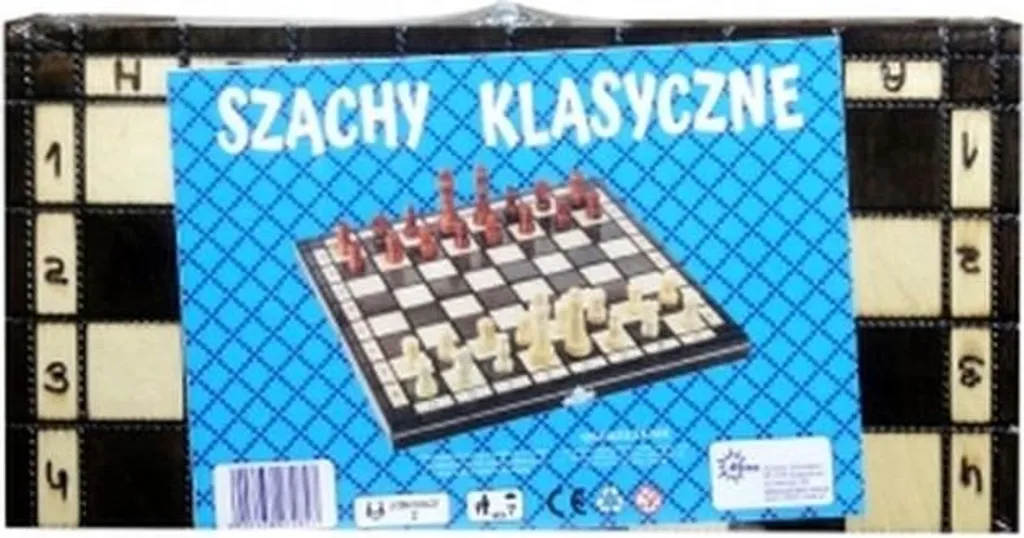Jeu d'Echecs en Bois Classique 31 cm - Coffret Complet Pliable Artisanat