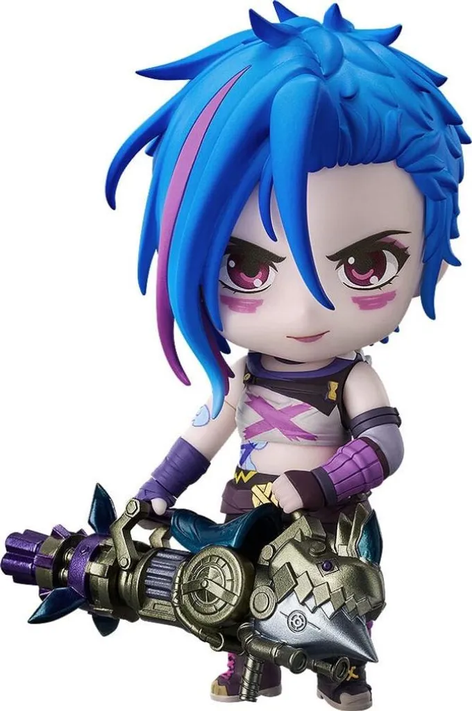 Figurine Jinx Arcane Nendoroid 10 cm : Idéal pour décoration Setup Gamer