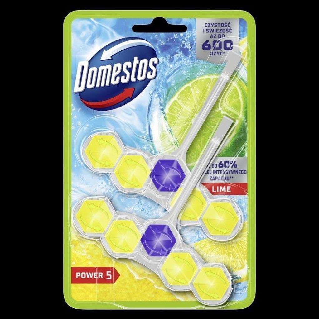 Domestos Toilettenstein Power 5 Lime 2 x 50 g