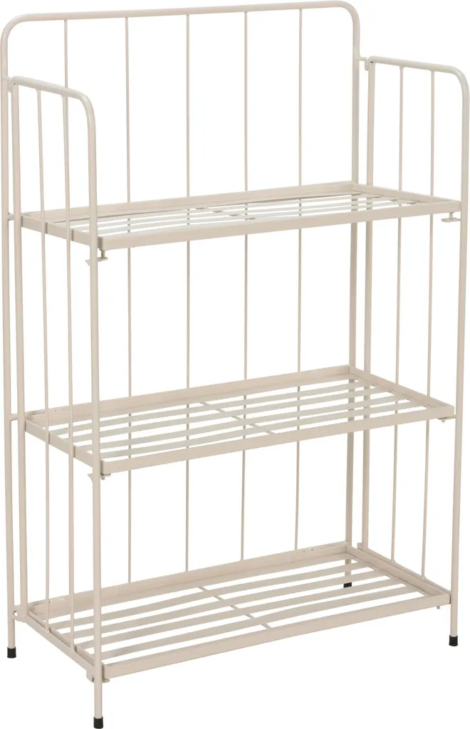 Étagère porte-plantes à 3 niveaux beige - Présentoir fleurs Progarden