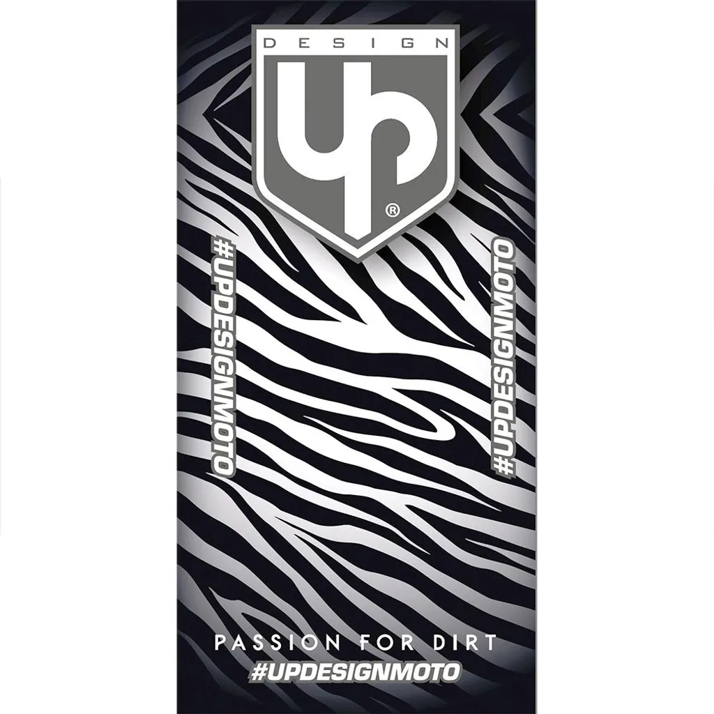 Tappetino Ambientale Moto Zebra Up Design 1x2m - Protezione Box Racing