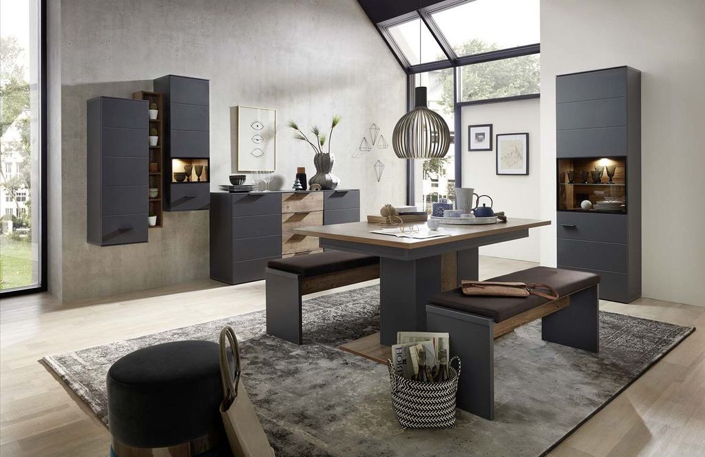 Hängeelement MEDIANA dunkelgrau supermatt