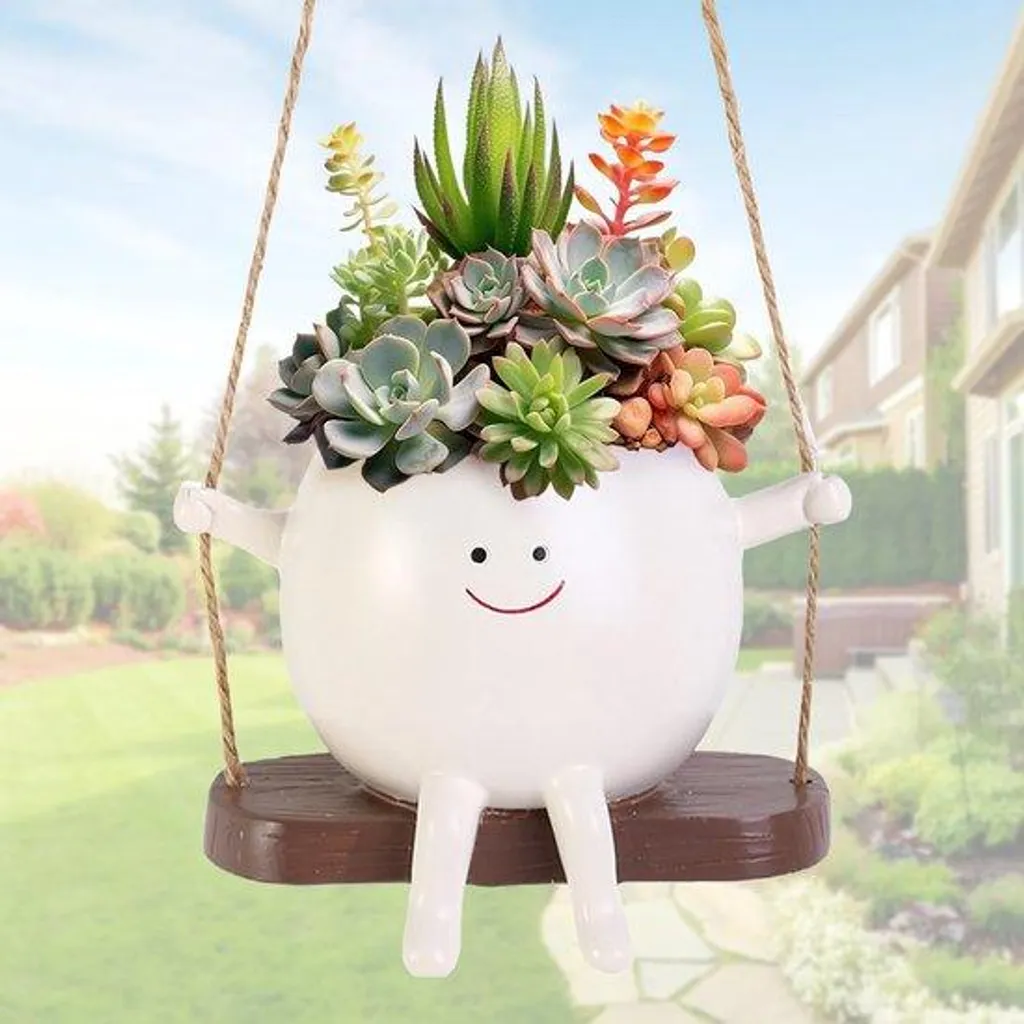 Pot de fleurs suspendu intérieur et extérieur pour décoration