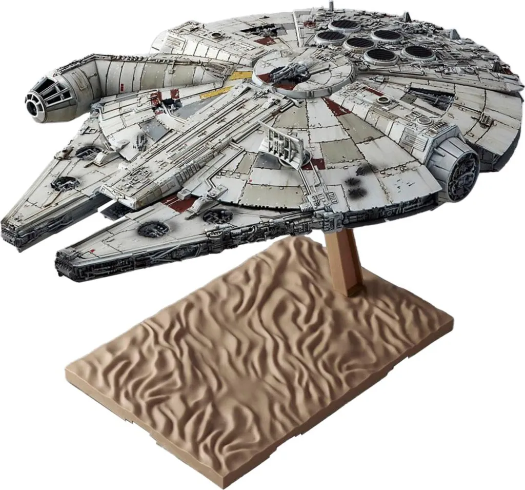 Maquette à construire Millennium Falcon 1:144 pour décoration de bureau