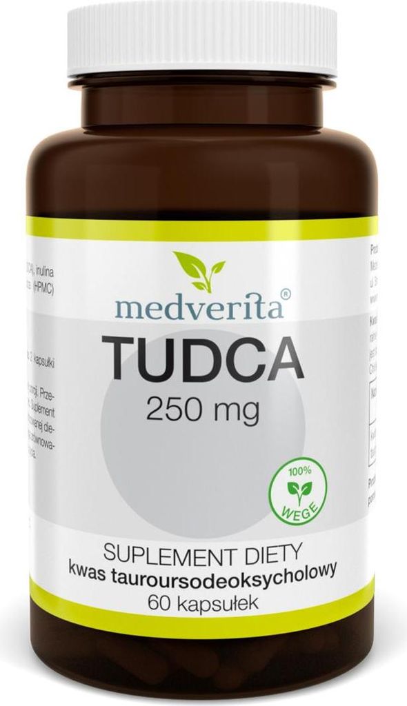 Medverita TUDCA 250 mg – Tauroursodeoxycholsäure, 60 vegane Produktbild 