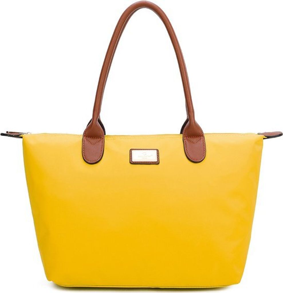 Gallantry Damen Tasche - Schoudertas, Handtasche, Shopper, Wochenendtasche, Strandtasche, Gelb