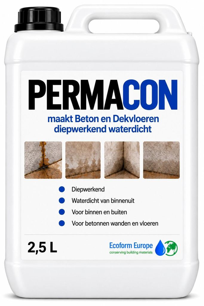 Permacon 2,5 Liter – 10 m² – Beton en steen duurzaam Productafbeelding 