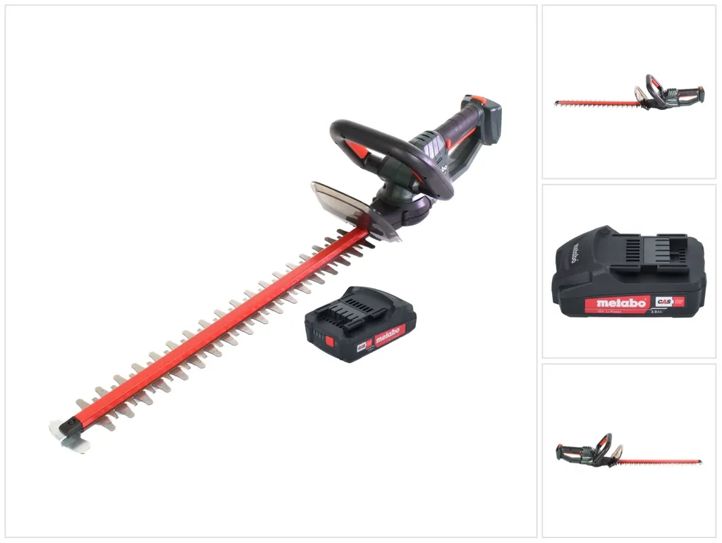 Metabo HS 18 LTX 45 Taille-haies léger 18V coupe 43cm avec accu 2.0Ah