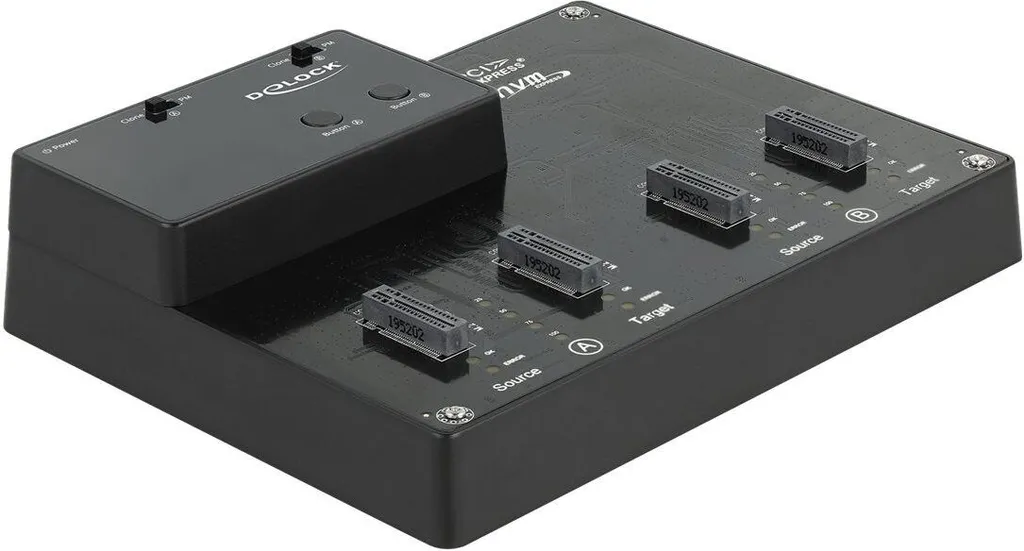 Boîtier externe pour SSD M.2 NVMe Delock 64124 avec USB-C 10 Gbps