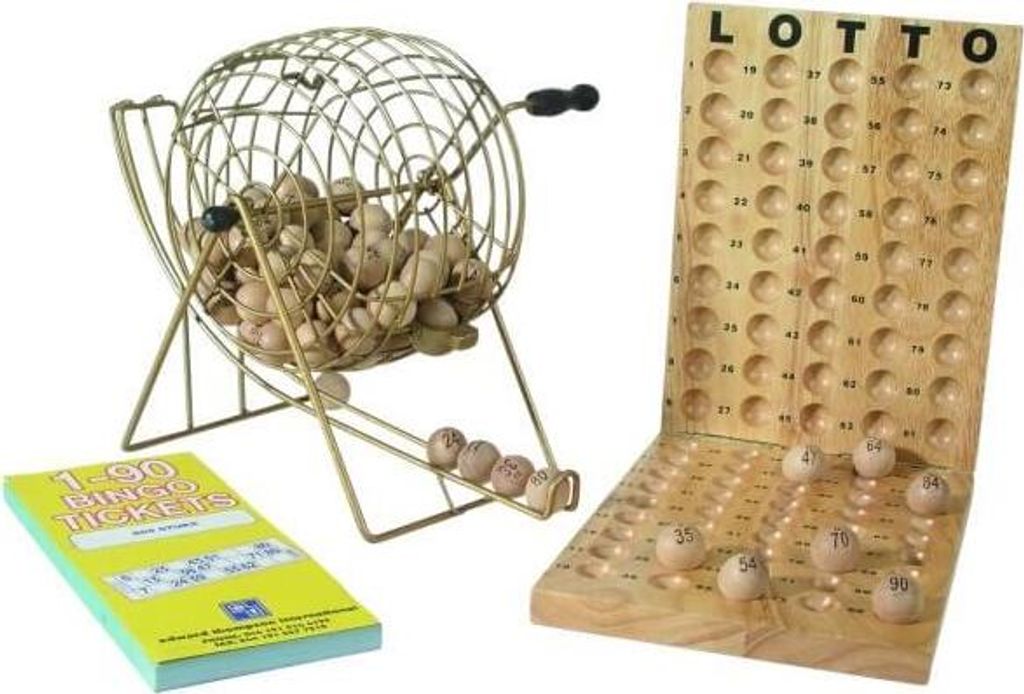 Sada Lotto / Bingo s dřevěným ovládacím panelem Obrázek produktu 7