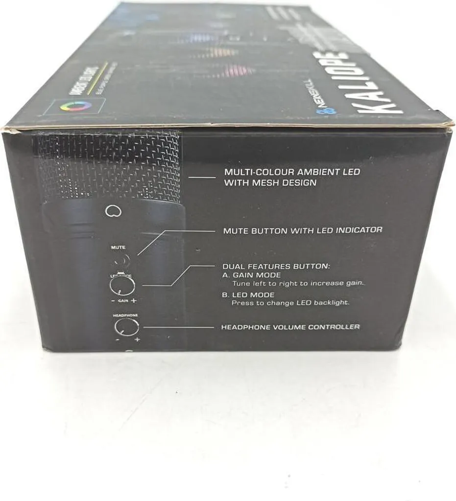 Microphone Podcast et Gaming Kaliope - Qualité Audio Broadcasting - 3