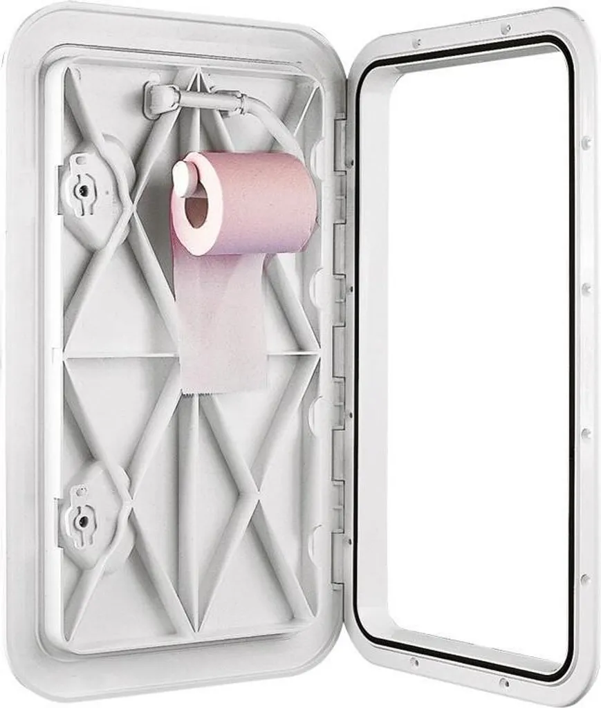Boîtier Papier Toilette Nuova Rade 160x160 mm avec Porte Étanchéité UV