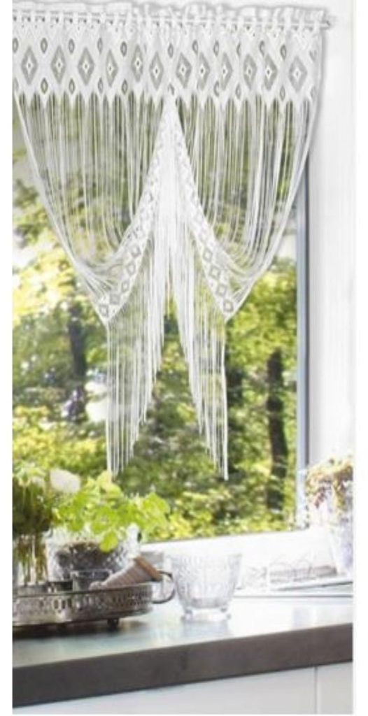 Fadenpanneau Schwalbenschwanz „Adela" (HxB) 125x120cm - Produktbild 