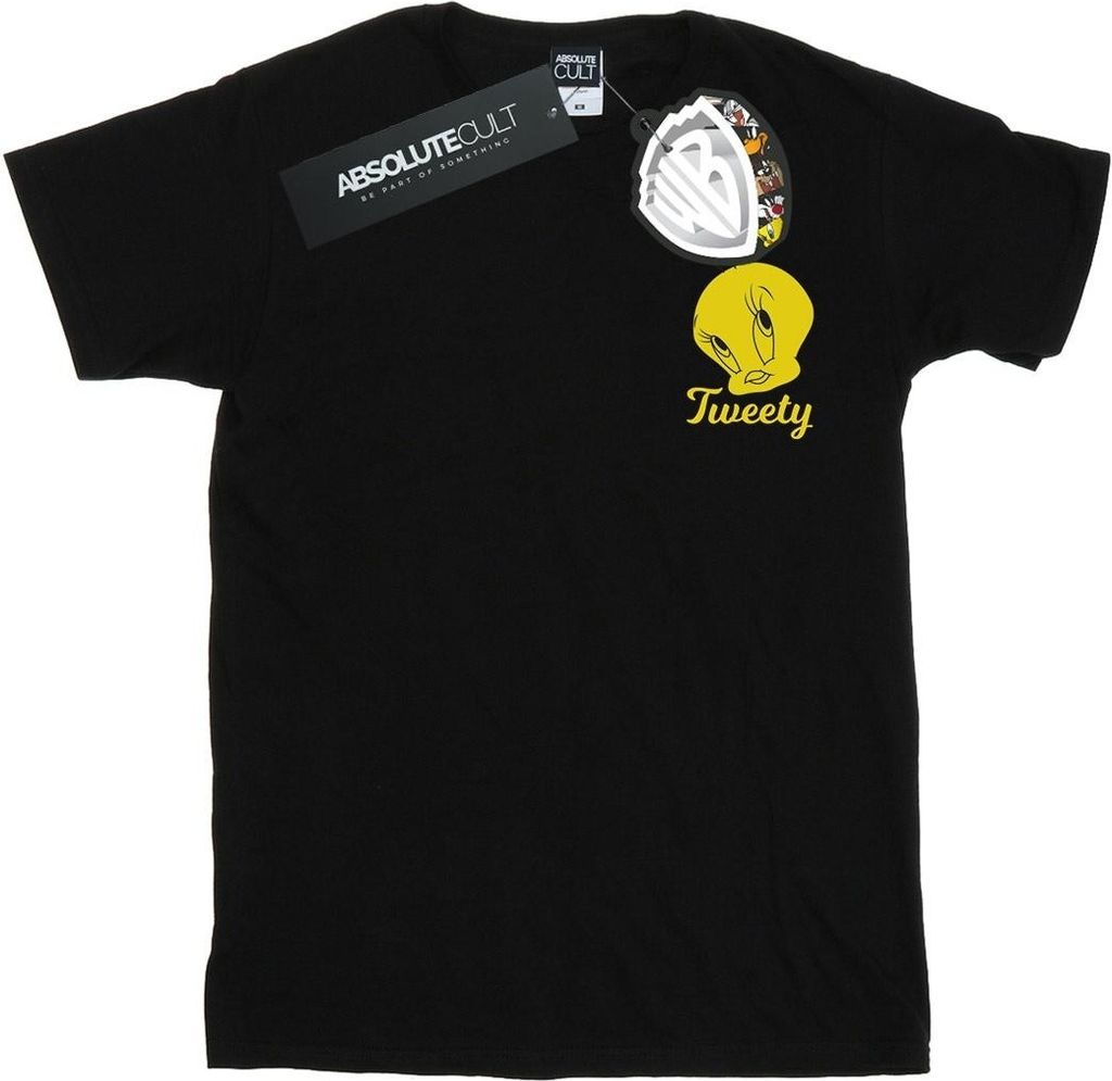 Looney Tunes - "Tweety Pie Head" T-Shirt für Herren BI34089 (L) (Schwarz)