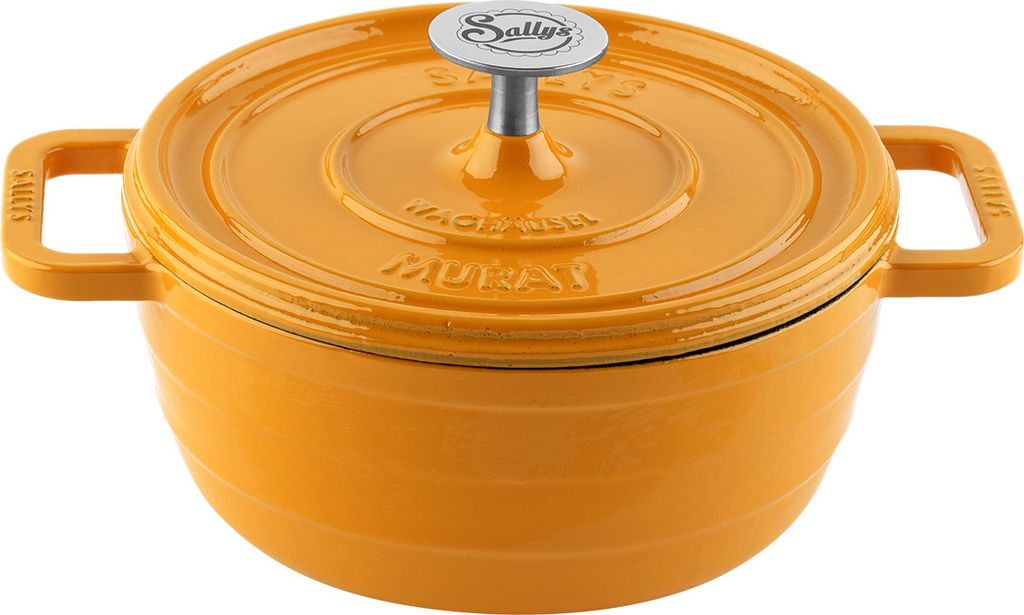 Sallys Gusseisentopf Medium - Mustard Yellow Produktbild 