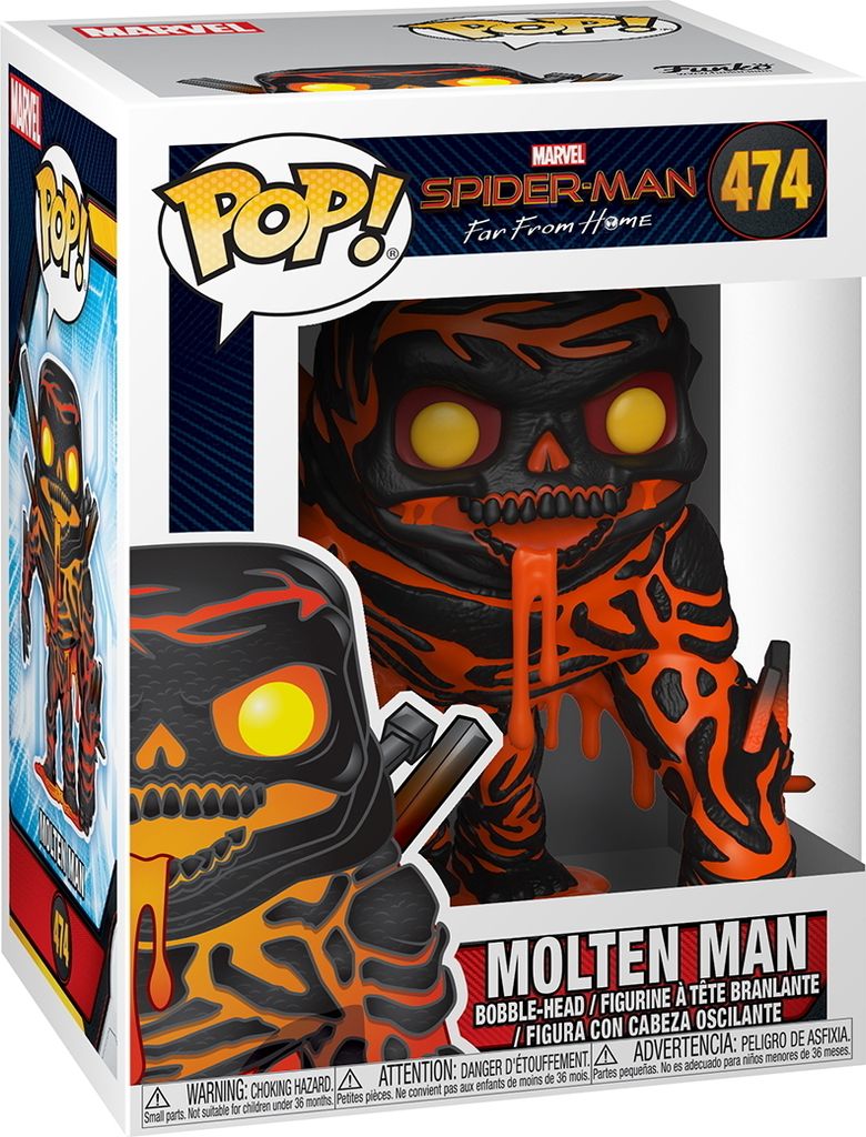 Marvel Spiderman Far From Home - Molten-Man 474 - Funko Pop! - Vinyl Figur