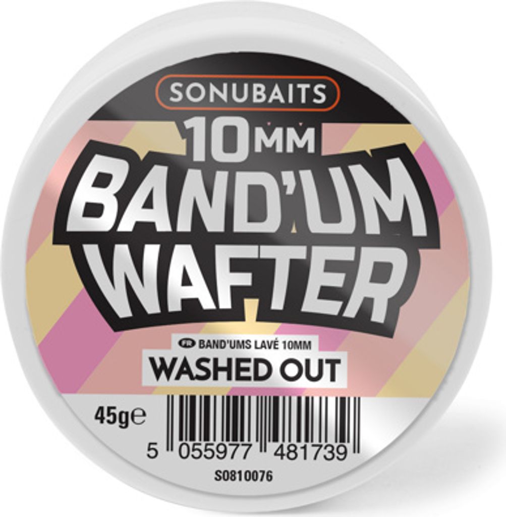 Sonubaits BandUm Wafters - 10mm Washed Out