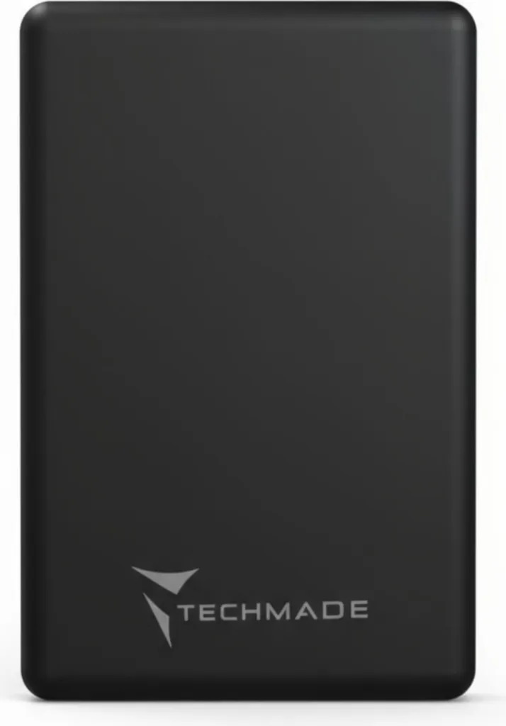 Batterie externe 10000mAh Slim 15mm Techmade charge induction et USB-C
