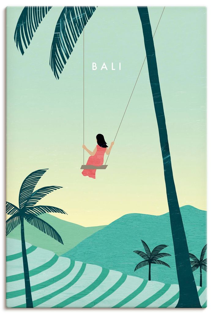 ARTland Leinwandbild Bali Größe: 80x120 cm