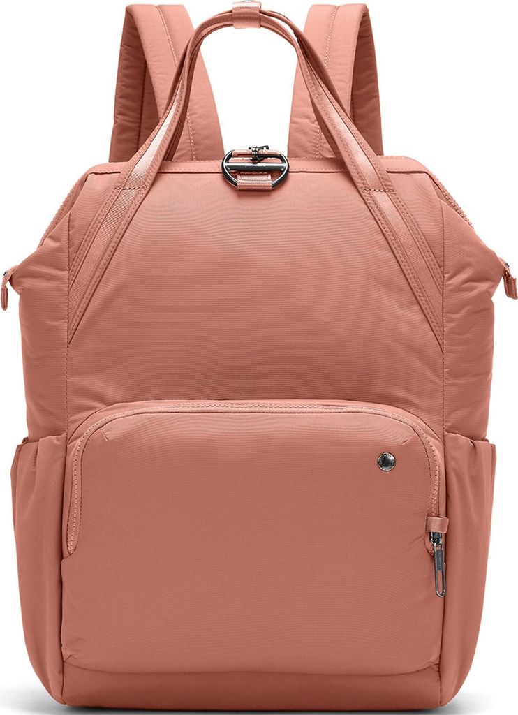 Pacsafe citysafe cx anti-diebstahl-rucksack für frauen econyl - rosa