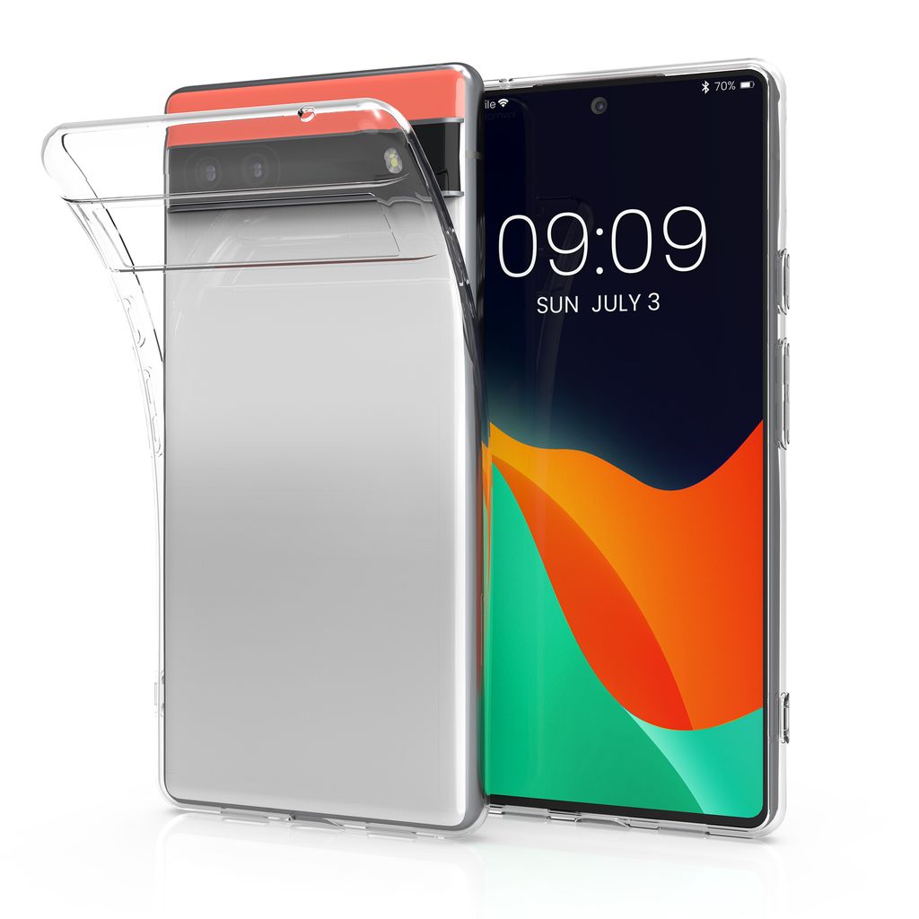 Cover OnePlus Nord 2T Effetto Sfumato Rosa Verde - Custodia Morbida TPU Antiurto E Antigraffio - 4