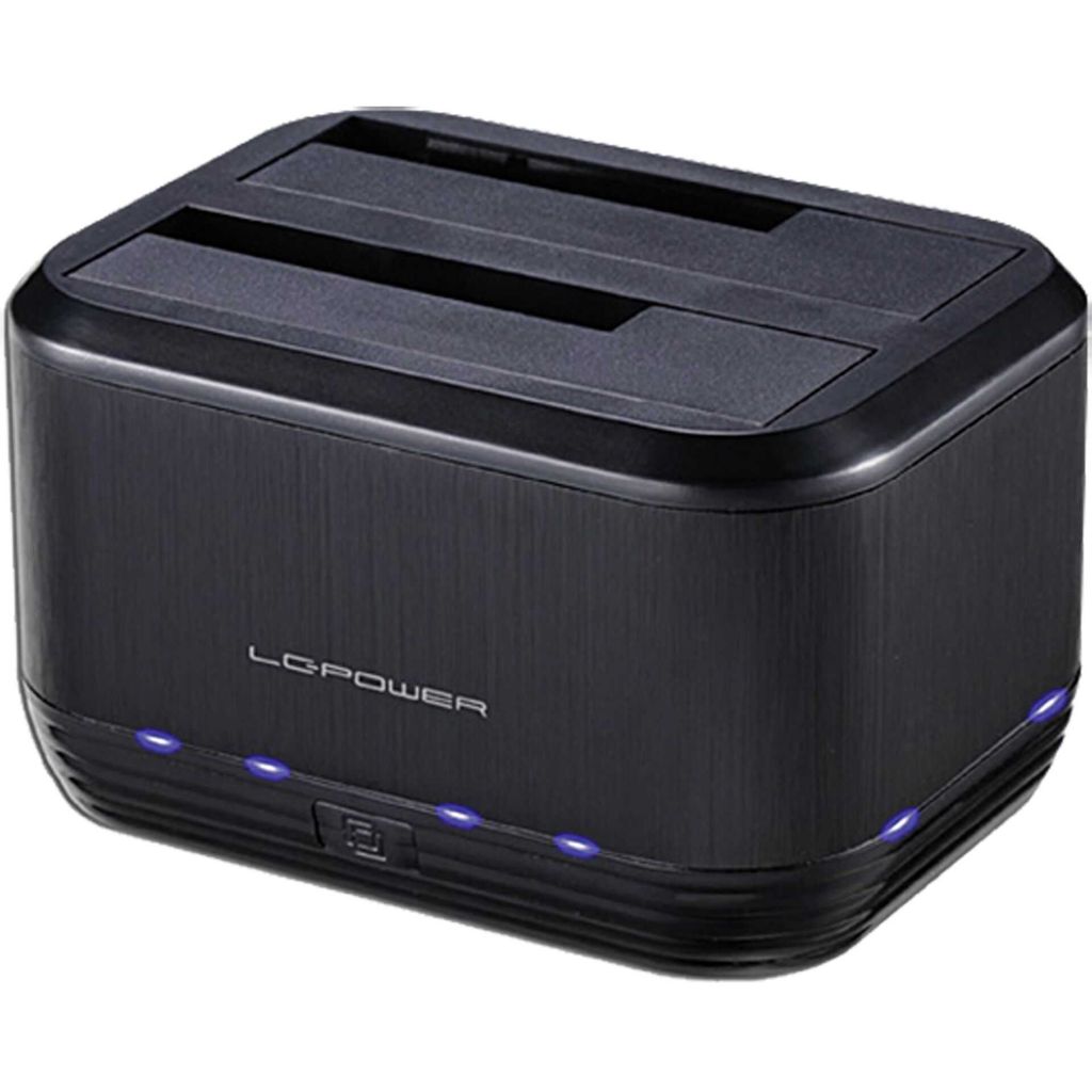 LC-Power Dockingstation USB 3.0 6,3cm/8,9cm SATA/SSD retail Immagine del prodotto 