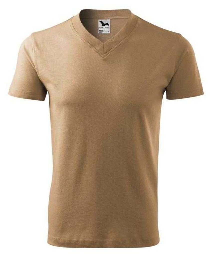 Malfini - T-Shirt für Herren, V-Ausschnitt PP11432 (L) (Beige)