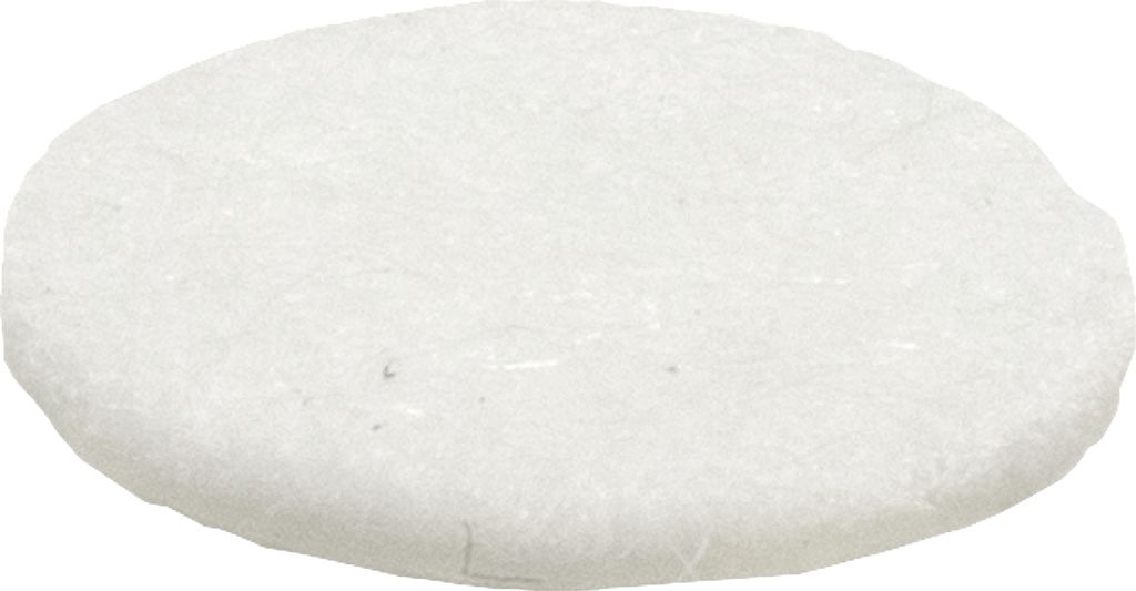 WAGNER Softfilz Pads 24tlg. - Ø 11 x 1 mm, selbstklebend, weiß, als Filzgleiter, Schutzpads oder zum Basteln - 15001199