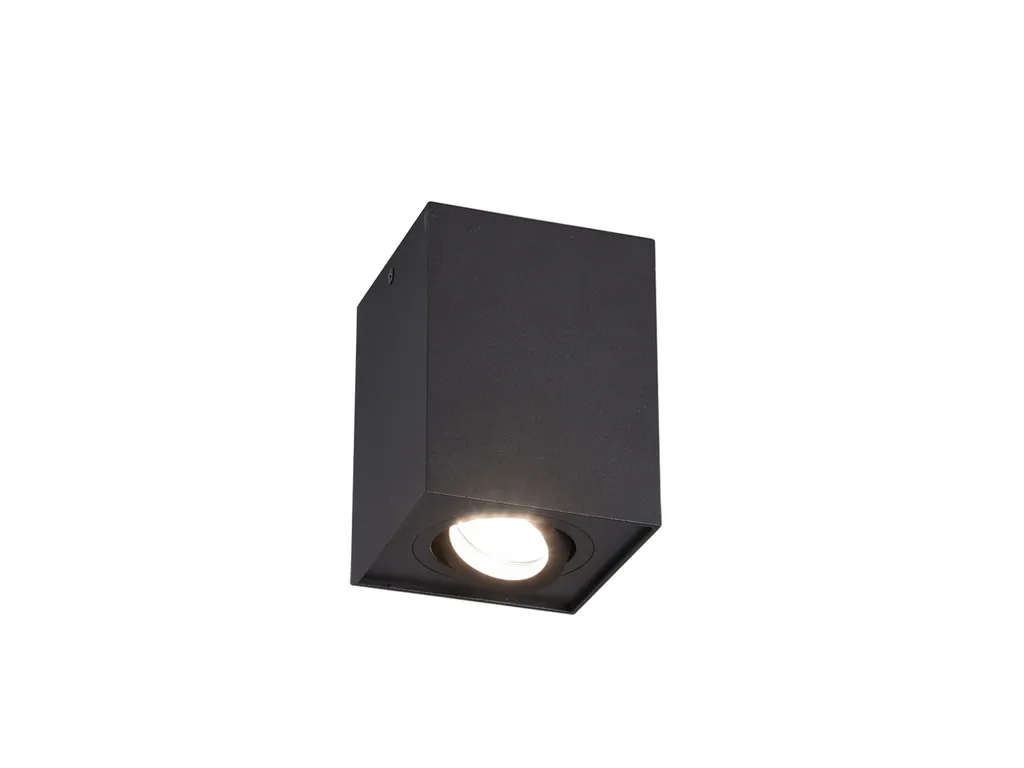 Spot Soffitto Nero Trio BISCUIT 613000132: Eleganza Cubica Minimal - 1