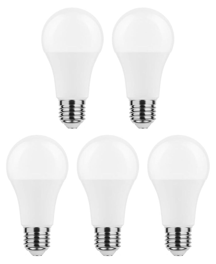 Modee E27 LED-Lampe 18,5 W - 1900 lm - 4000 K - Neutralweiß - LED-Lampe A65 - Ersetzt 120-W-Halogenlampe - 5 Stück