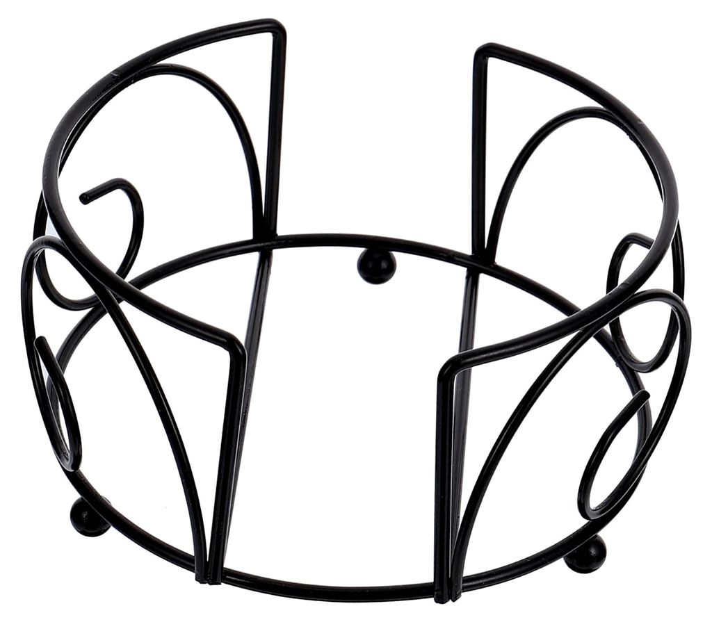 Untersetzerhalter aus Metall mit zwei Öffnungen – Minimalistisches und robustes Gestell für runde und quadratische Untersetzer