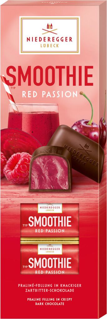 Pralinen Smoothie Typ Red Passion, 100 g, Niederegger Produktbild 