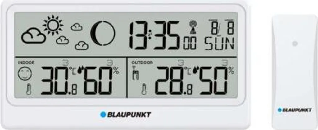 Station météo domestique avec capteur extérieur sans fil BP-WS20WH