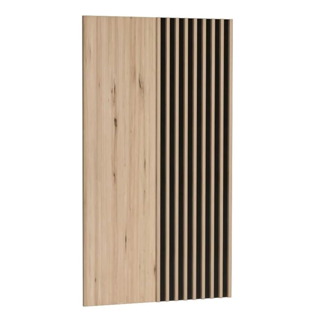 Kondela Lamellenpaneel für die Wand Koli C-11 – Artisan-Eiche / Schwarz