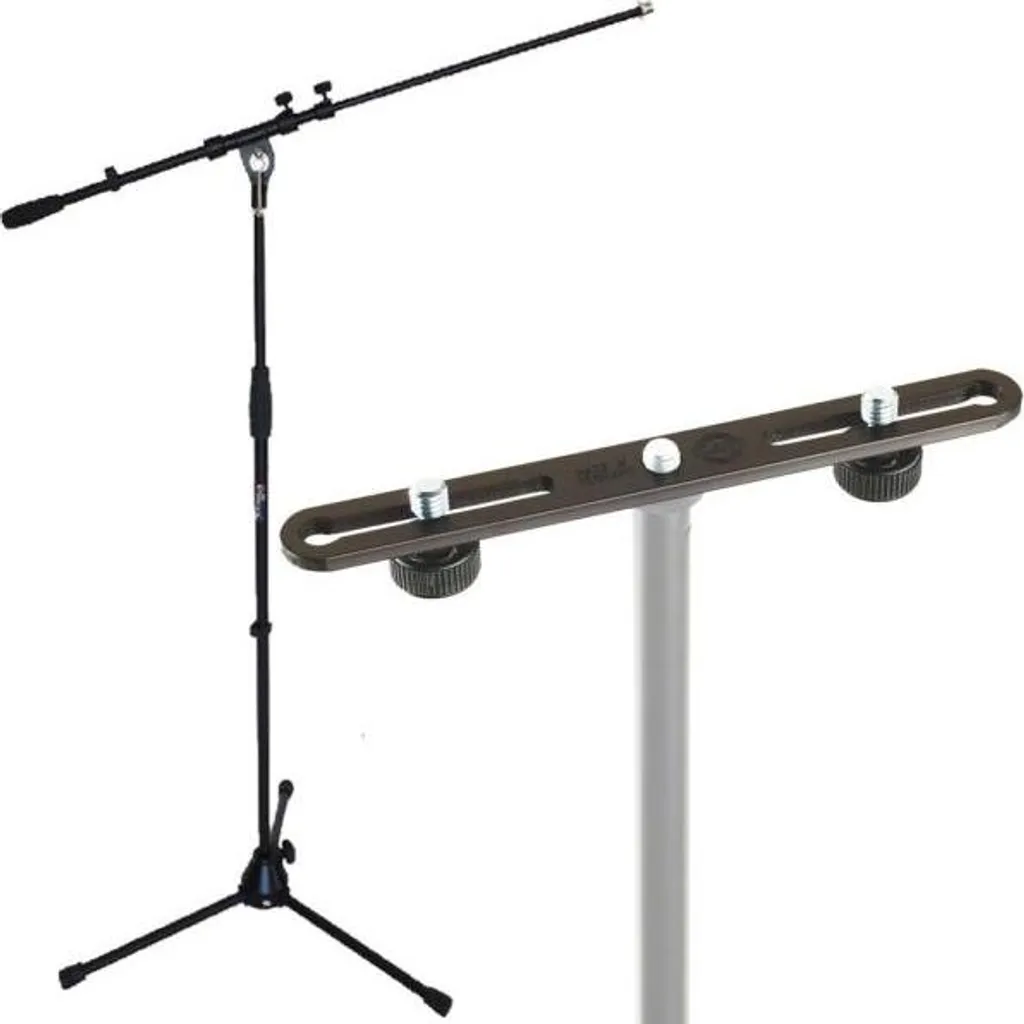 K&M 23550 Supporto Stereo Bar per Microfoni | Qualità König & Meyer