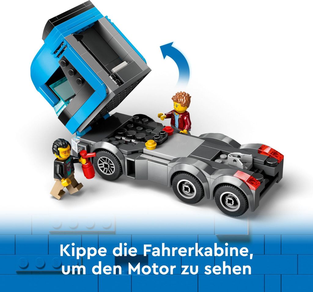 LEGO® City 60408 Ciężarówka do transportu samochodów z Zdjęcie produktu 19