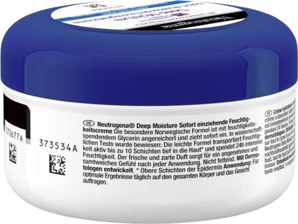 Crème Hydratante Neutrogena Formule Norvégienne – Absorption Rapide 200 Ml – Neuf