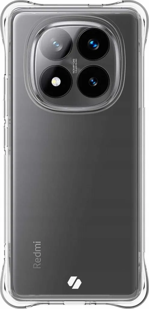 Coque silicone Redmi Note 14 Pro+ 5G anti-choc SPACECASE - Transparent