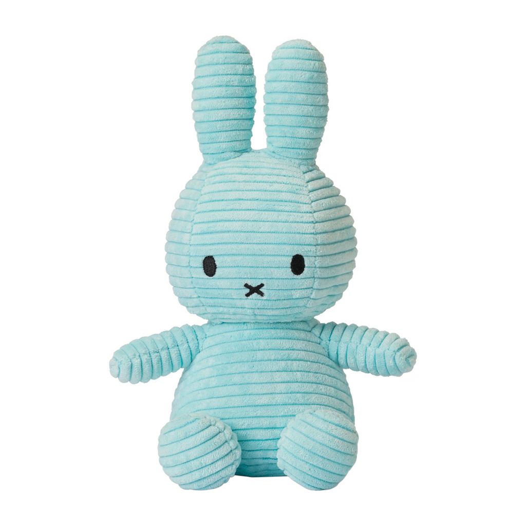 Miffy sedící manšestrová tyrkysová - 23 cm - 9" Obrázek produktu 