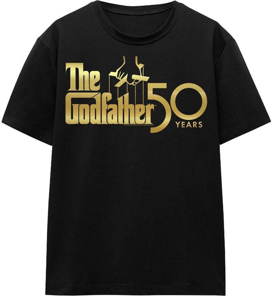 The Godfather - "50th" T-Shirt für Herren/Damen Uni TV15721 (M) (Schwarz)