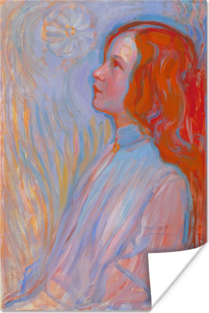 MuchoWow Poster Hingabe - Piet Mondrian 60x90 cm - Wanddekoration