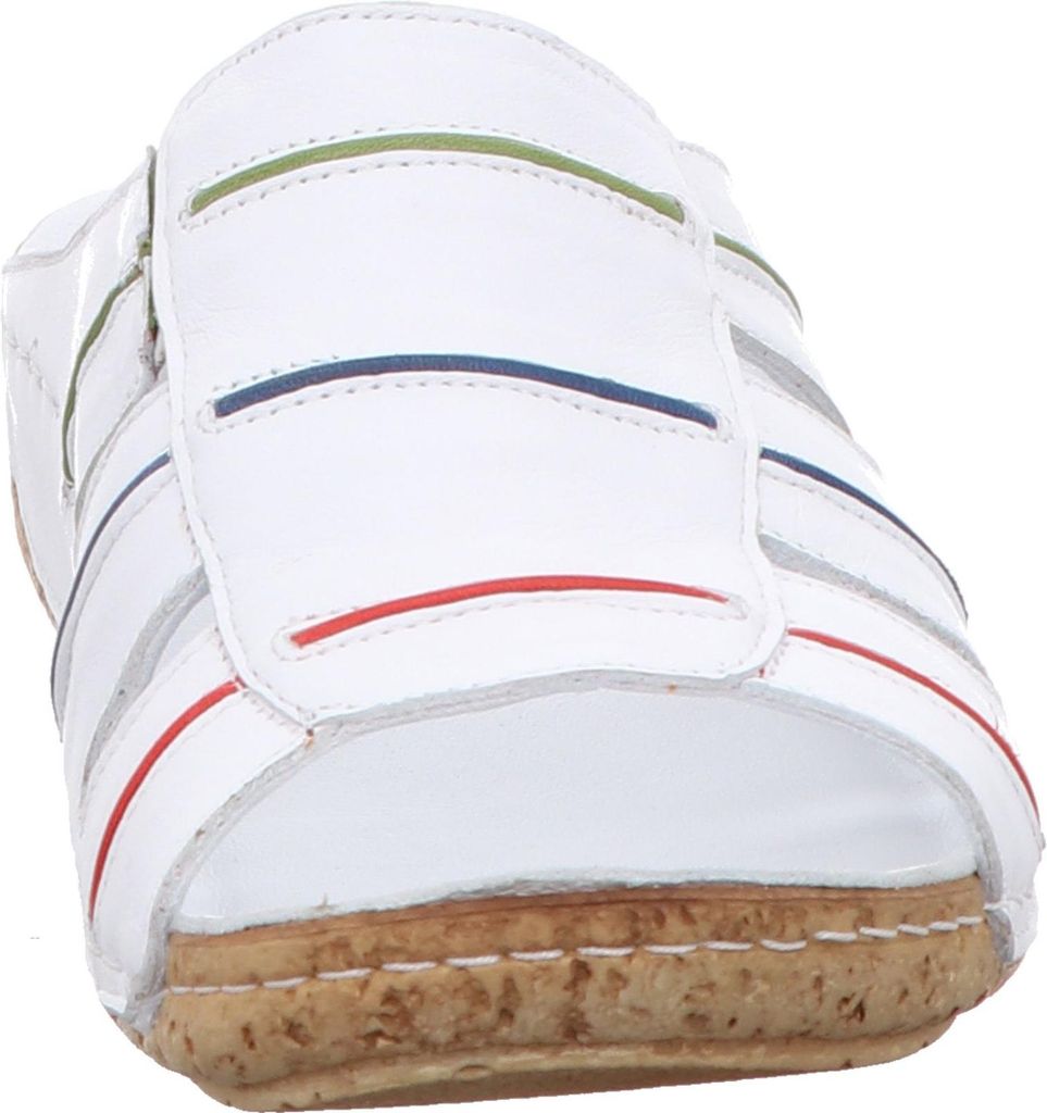 Gemini Damen Pantolette aus Leder in Komfortweite G 336055-02, Größe:41 EU, Farbe:Weiß