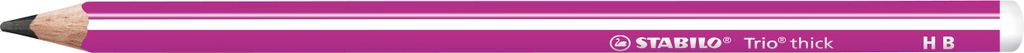 Bleistift - STABILO Trio dick in pink - Einzelstift - Härtegrad HB