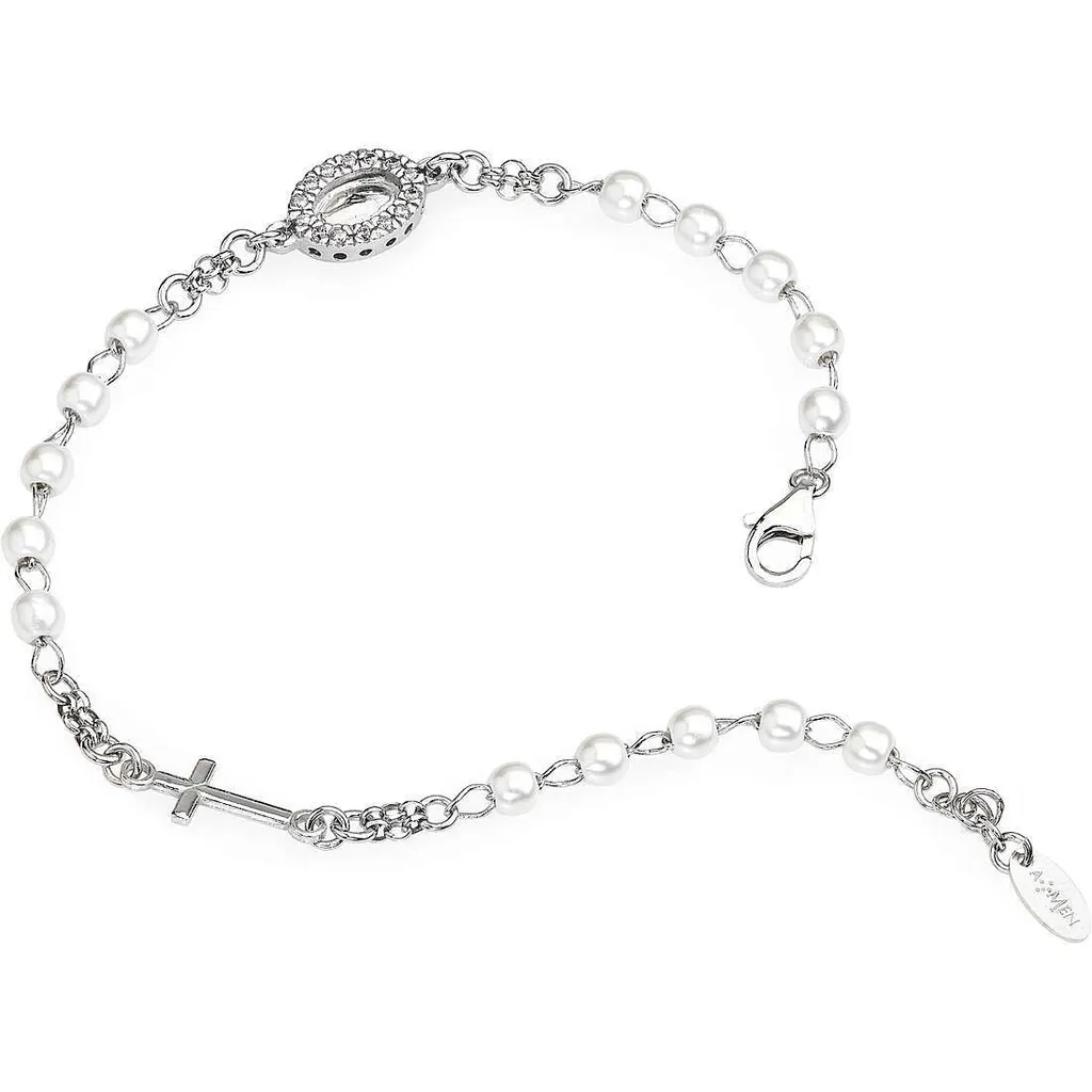 Bracciale Amen Argento Ciondoli Fissi | Must-Have Gioielli Donna