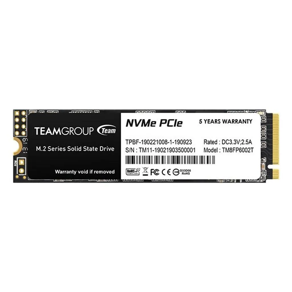 Team Group MP33 512GB M.2 NVMe SSD 1700MB/s | Upgrade PC Veloce