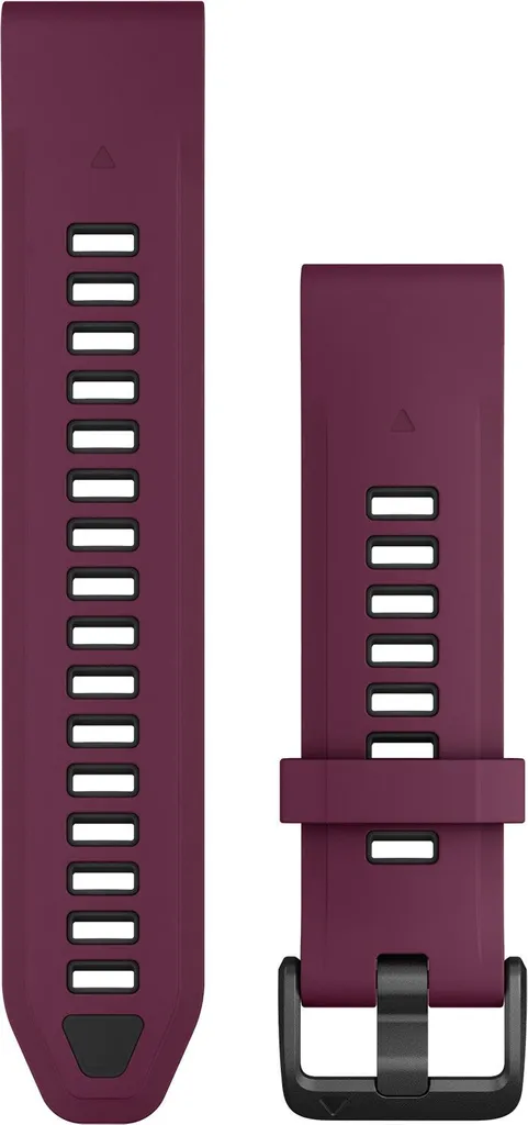 Bracelet Garmin QuickFit 20mm Graphite et Rouge pour Approach S70 42mm